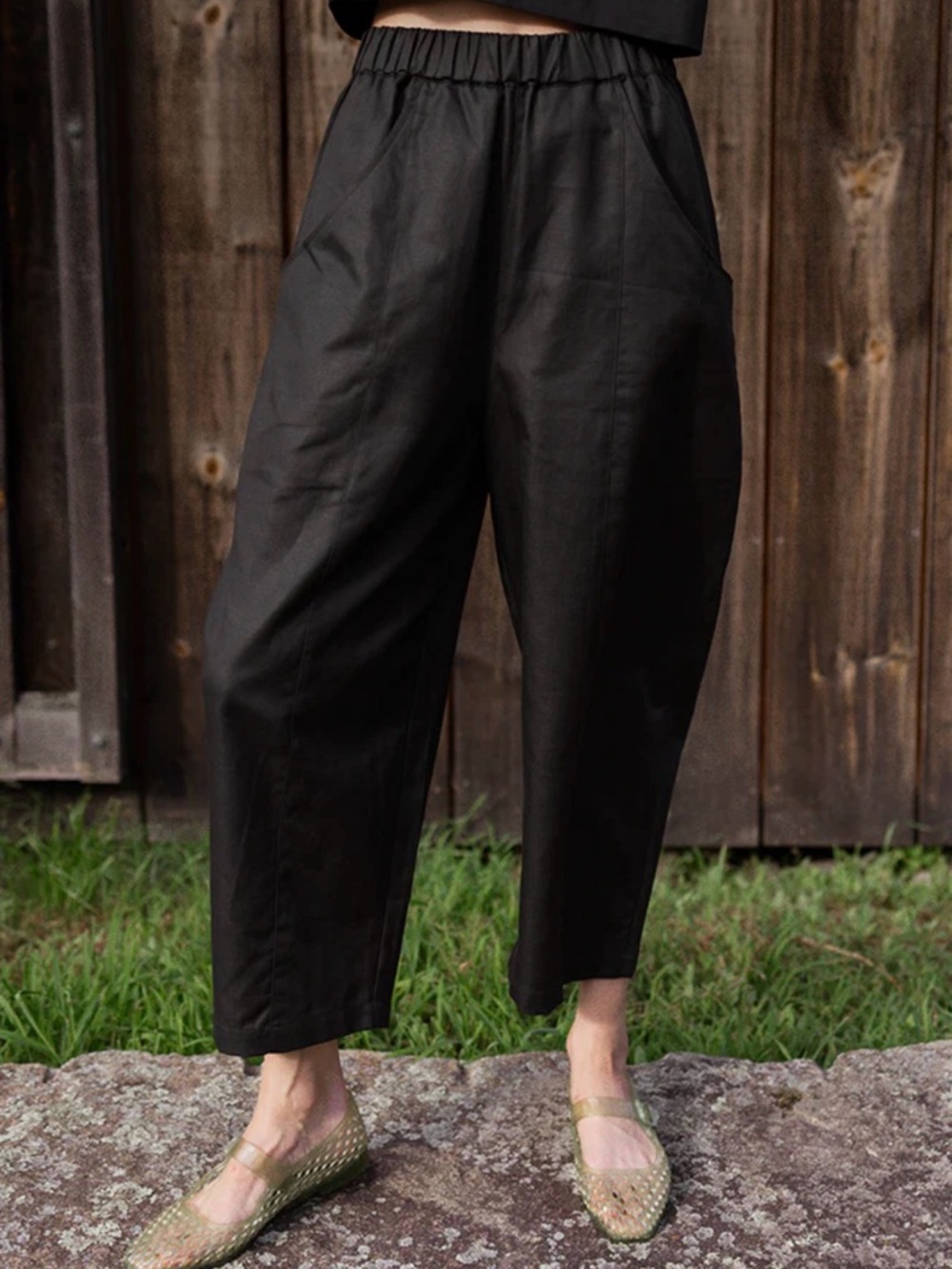 Tradlands NWT PORCH BALLOON PANTS BLACK